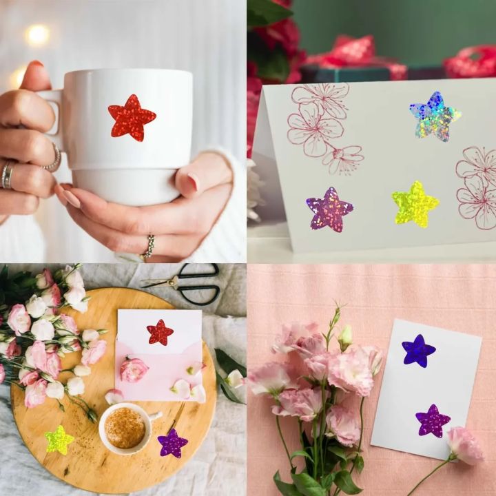 Holographic%20Color%20Gold%20Star%20Stickers%20for%20Kids%20Reward%201inch%20Foil%20Star%20Stickers%20Labels%20for%20Wall%20Crafts%20Classroom%20Teachers%20Supplies%20-%20Image%206