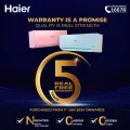 Haier 1.5 Ton ZenGlow Inverter AC | Free Delivery & Installation | 12 Years Compressor Warranty | Energy Saving | Fast Cooling | Colorful AC | ZenGlow-18INVPX6B / ZenGlow-18INVPX6P. 