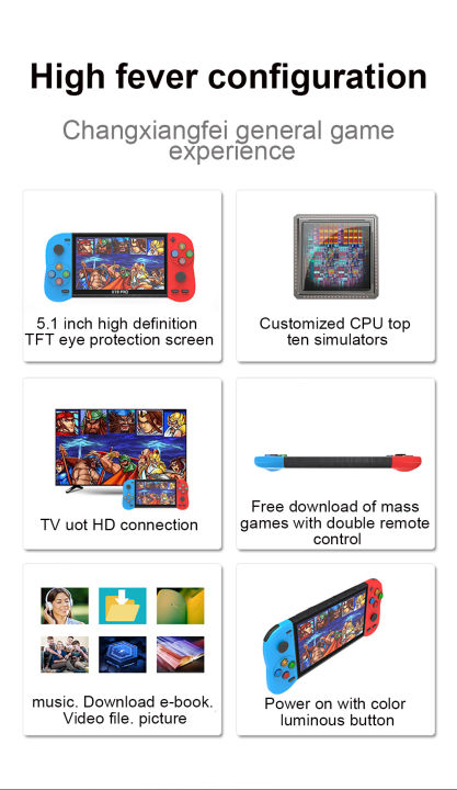 X19%20Pro%20Retro%20Handheld%20Video%20Game%20Console%205.1-inch%20TFT%20Screen%20Built-in%206800+%20Classic%20Games%20Dual%20Joystick%20Portable%20Game%20Players%20-%20Image%204