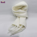 White Winter Woolen Scarf, Soft Muffler Stylish Fashion Scarf For Men And Women.