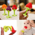 Fruit Shaped Silicone Baby Teether Non-toxic Safety Soft Teether for Baby Teething Relief Toddlers Baby Teething Toy Gift. 
