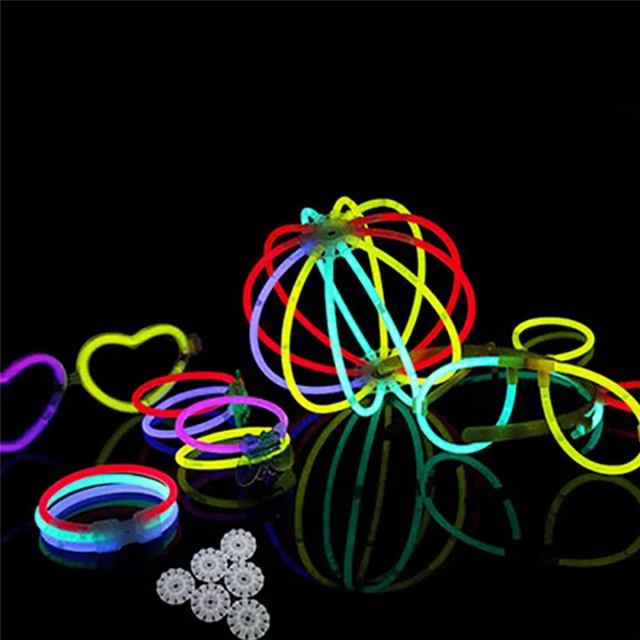 100Piece%20Fluorescence%20Light%20Glow%20Sticks%20Bracelets%20Necklaces%20Neon%20Bright%20Colorful%20Glow%20Stick%20for%20Wedding%20Party%20Glow%20Sticks%20-%20Image%202