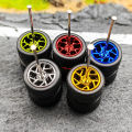 1/64 Wheels with Rubber Tires BBS LM-R Large Size Refitting Parts for Diecast Model Car Hot Wheels Matchbox Tomica D:13mm 1 Set. 