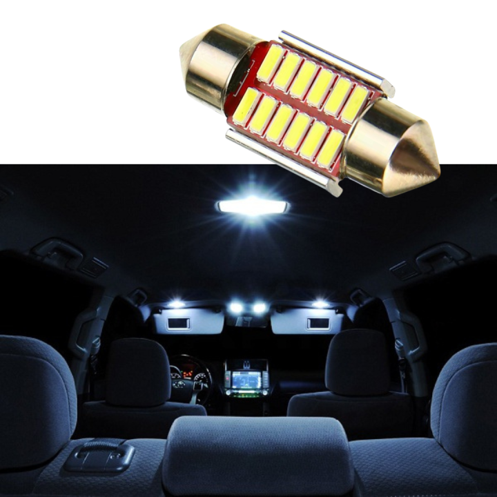 Super%20Bright%2031mm%20LED%20Bulbs%204014%20C5W%20Festoon%20Dome%20Interior%20car%20Ceiling%20Light%20-%20Image%202