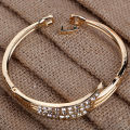 【The road to happiness Store】Women's Angel Wing Carved Rhinestone Party Cuff Bracelet. 