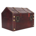 Treasure Chest Storage Box, Multipurpose Small Wood Treasure Box  for Decorations. 