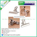 Metal Hinge Clip Binder Paper Clip 2 inch 3 Pcs or 6 Pcs. 