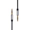 3.5Mm Aux Rm-L100 Male To Male Stereo Audio Cable - Black. 