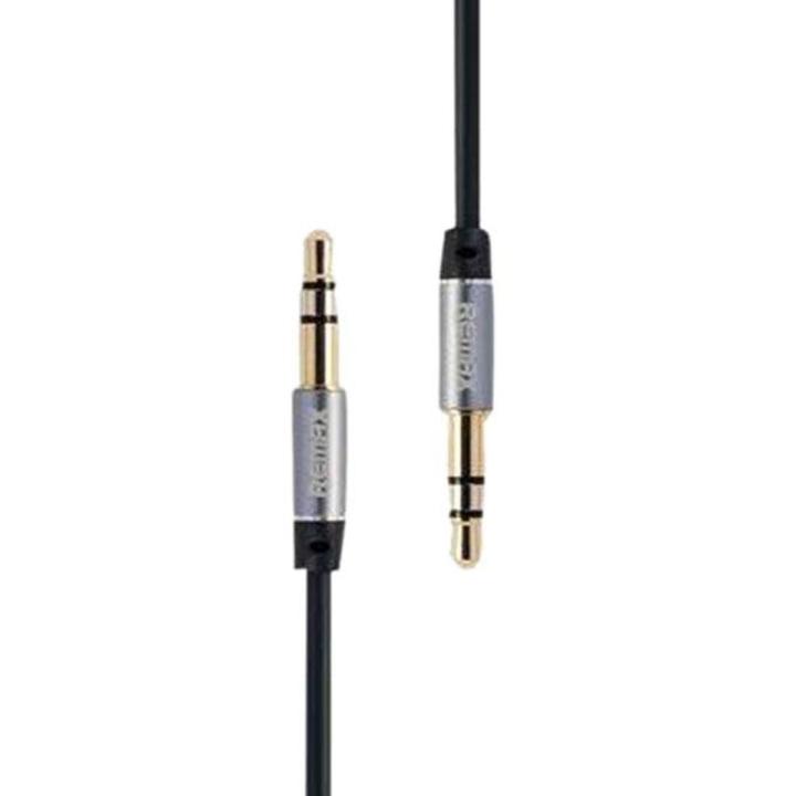 3.5Mm Aux Rm-L100 Male To Male Stereo Audio Cable - Black