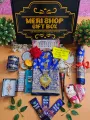 20 item Special Saree Combo Gift Set Box - Saree Churi Neckkace watch ring ayna chocolate golap gazra etc.
