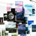 30 Pieces Romantic Scene Series Coated Paper Sticker Boxed Album Diary Journal Decorative Crafts Landscape Scrapbooking. 