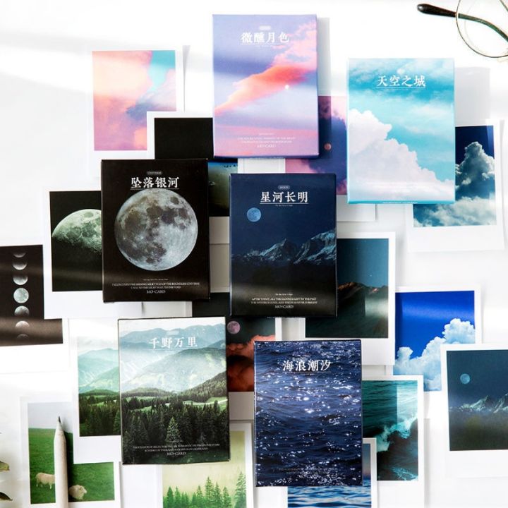 30%20Pieces%20Romantic%20Scene%20Series%20Coated%20Paper%20Sticker%20Boxed%20Album%20Diary%20Journal%20Decorative%20Crafts%20Landscape%20Scrapbooking%20-%20Image%202