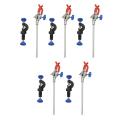 lab stand clamp-5 x 3 finger lab clamp
5 x black lab stand clip-Red & black. 