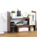 Adjustable Desk Storage Organizer Display Shelf Book Rack.