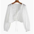 For Women Fairy Thin Long Sleeves Female Wraps Chiffon Summer Wrapped Poncho Lace Cardigan Sunscreen Shawl Short Top Coat Shawl.