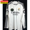 Premium Quality Real Madrid New Full sleeve Jersey Full embroidery Logo Jersey 24/25.