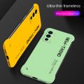 Case For OnePlus 9RT 5G back cover Borderless Hard Shell Phone Case Trendy Fashion All Inclusive Pc Hard Case Back Cover Simple Frosted Phone Case. 