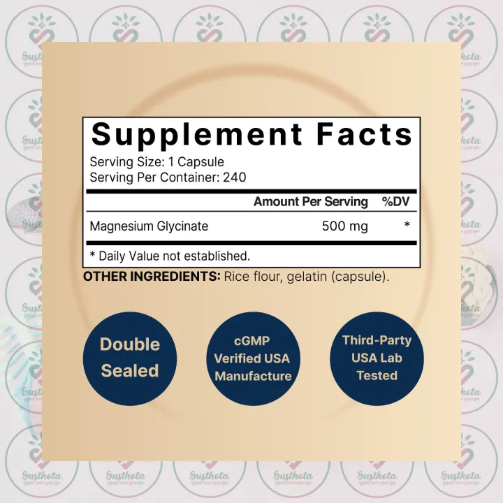 NatureBell%20Magnesium%20Glycinate%20-%20500%20mg%20-%20240%20Capsules%20-%20Superior%20Absorption%20-%20for%20Muscle%20&%20Bone%20Health%20-%20Image%203