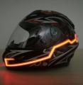 Helmet Light Strip EL Night Riding Signal Universal for All Motorcycle and Bicycle Helmets.