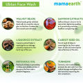 Mamaearth Ubtan Natural Face Wash 100ml for Dry Skin with Turmeric & Saffron for Tan Removal and Skin Brightening. 
