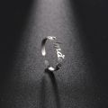 Fishhook Custom Name Finger Ring Personalized Couple Family Gift For Women Mother Men Gold Color Stainless Steel Fashion Jewelry Sarcasmsm.