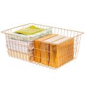 Wire Stroage Baskets,Farmhouse Metal Wire Basket Freezer Office Storage Organizer Bins with Handles for Kitchen Cabinets. 