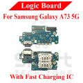 Charging Logic Board For Samsung Galaxy A73 4G 5G Charging Port USB Plug PCB Dock Connector Spare parts. 