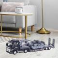 【3C VictoryEagle】Container Truck Toy 1 50 Scale C uflage Ta litary Vehicle Model Diecast Bk Car Toy with Flatbed Truck Container Perfect Birthday Gift for Boys rle Truck Trans rter Toy. 
