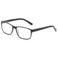 2020 European and American new cross-border large frame anti-blue light anti-radiation coated blue film high-grade reading glasses spring feet 8182.