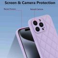Rhombic Texture Phone Case with Dual Lanyard For iPhone 11 Pro Max/iPhone 12 Pro/iPhone 14 Plus/iPhone 14 Pro/iPhone 12 Pro Max/iPhone 15 Pro Max/iPhone 15 Pro/iPhone 11 Pro/iPhone 15/iPhone 13 Pro/iPhone 13 Pro Max/iPho.