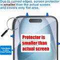 Apple iPhone 17 Pro Max Screen Protector 3D Tempered Clear Screen protector Gorilla Glass Transparent Clear Ultra Thin. 