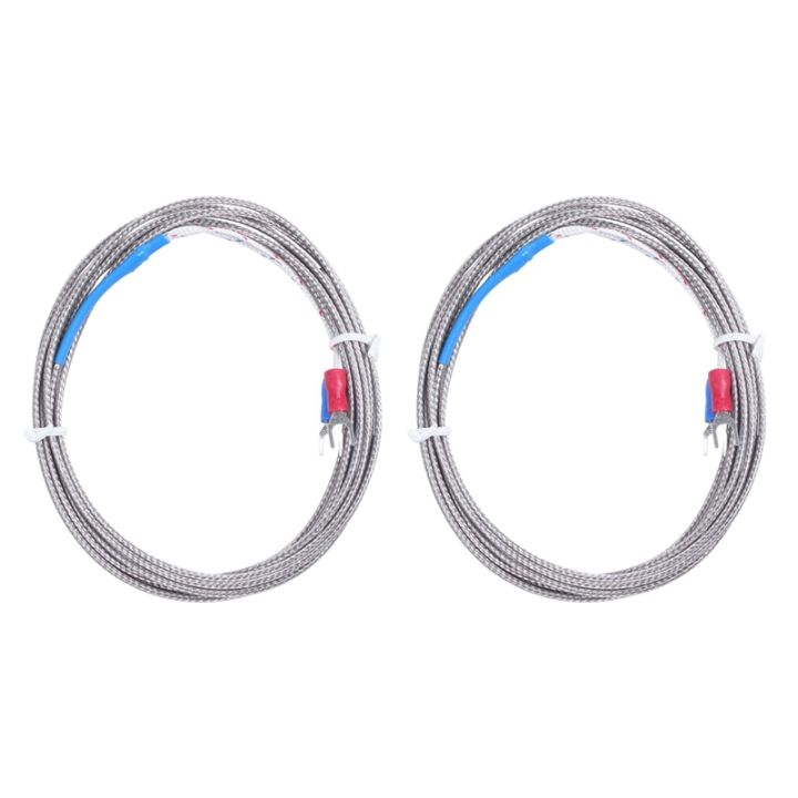 2pcs%209mm%20x%205mm%20Probe%20Ring%20K%20Type%20Thermocouple%20Temperature%20Sensor%202M%206.6Ft%20-%20Image%203