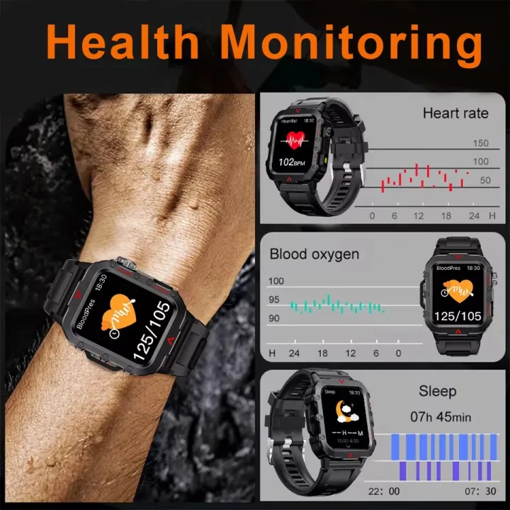 Timack%C2%AE%20Q11%20Smart%20Watch%201.96inch%20Large%20Screen%20HD%20Bluetooth%20Call%20Voice%20Assistant%20Men%20Smartwatch%20Sports%20Fitness%20Tracker%20-%20Image%205