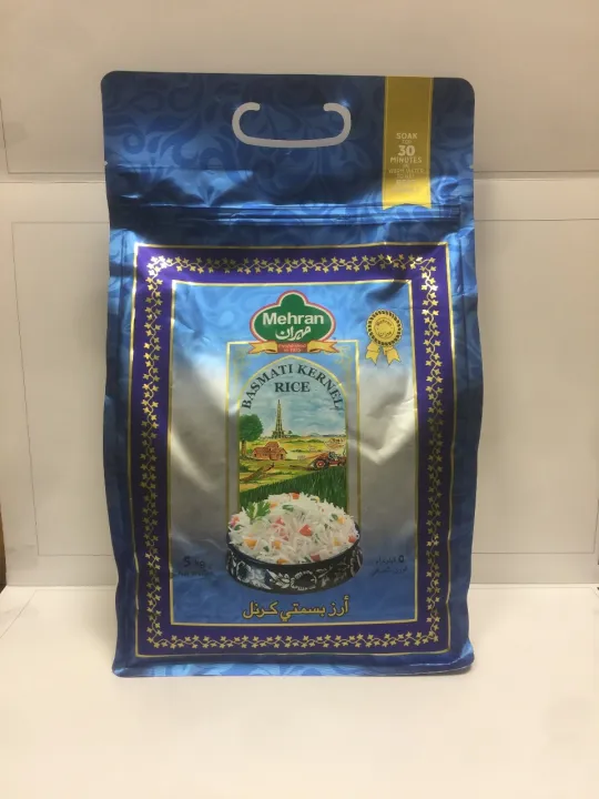 Mehran Brand Special Basmati Kernel Rice-5kg Blue Pack | Daraz.com.bd