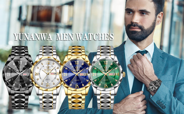 POEDAGAR%20615%20Diamond%20Cut%20Watch%20For%20Men%20Waterproof%20Calendar%20Luminous%20Stainless%20Steel%20Band%20Wrist%20Watch%20Fashion%20Business%20Quartz%20Watch%20Man%20With%20FREE%20BOX%20-%20Image%204