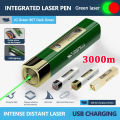 Powerful Laser Pointer Flashlight 3000 Meters Green/Red Dot Laser Pointer Torch for Cats Dogs Exercise Training Funny Pet Toys.