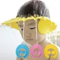 1 pcs Adjustable Baby Shower Cap Newborn Hair Washing Cap Kids Hearing Protection Children Safe Shampoo Shield Bathing Head Cover. 