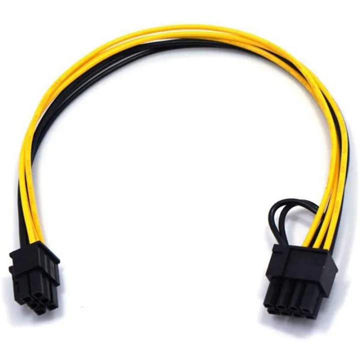 PCIE%206%20Pin%20Male%20to%208%20Pin%20(6+2)%20Male%20PCIe%20Adapter%20Power%20Cable%20(2%20Pack)%20-%20Image%206