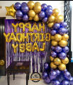 Happy Birthday foil balloons Decorations. 