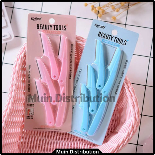 〽️ keli 4pcs Foldable Eyebrow Facial Hair Removal, Shaper, and Trimmer ...