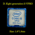 Original 6 7 8th generation Intel i3 i5 i7 Celeron intel Xeon Pentium processor Dolby sticker label.