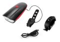 Waterproof Rechargeable 2 In 1 Bicycle bike Light and Horn (Many Colors Available). 