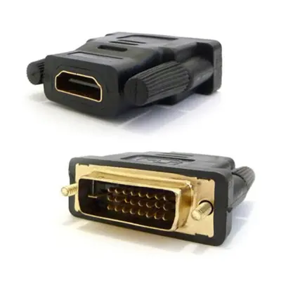 Basics Hdmi To Dvi-D Adapter - Black - Seamless Connectivity Solution For Enhanced Visual Experience