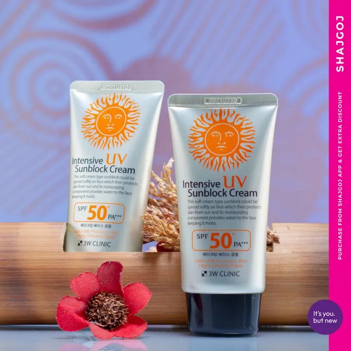 3W%20Clinic%20Intensive%20UV%20Sunblock%20Cream%20SPF50%20PA+++%2070ml%20-%20Image%204