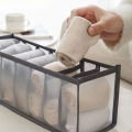 Household Underwear Bra Socks Storage Net Box Multi Lattice Separation Storage.