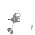 【No taboo】Silver butterfly mobile phone chain pendant pendant Tianguan white clothes calamity world schoolbag pendant learning. 