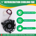 Refrigeration Cooling Fan for Nidec GW12E12MS1CB-52 12V0.22A for Refrigerator Refrigerator Freezer Accessories. 