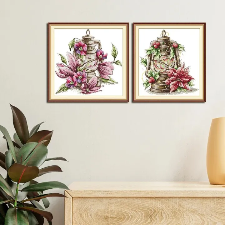 Joy%20Sunday%20Cross%20Stitch%20Kits%20Lamps%20Series%20Patterns%20Counted%20Printed%20Canvas%20Aida%2016/14/11CT%20DIY%20Hand%20Embroidery%20Sets%20Art%20Crafts%20-%20Image%202