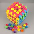 Kids large particle mushroom nail cube puzzle toys early education intelligence development. 