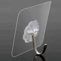 12PCS Transparent Wall Hooks Hanger. 